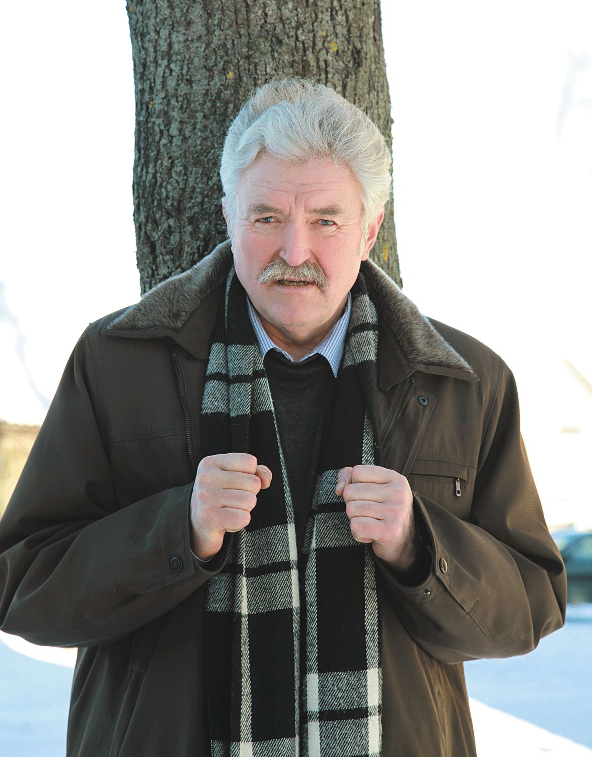 Pranciškus Šliužas žiema Pranciškus Šliužas žiema
